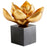 Cyan Design Edelweiss Sculpture, Gold/Black