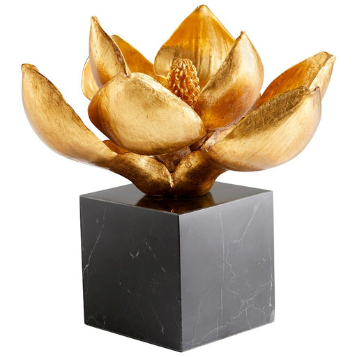 Cyan Design Edelweiss Sculpture, Gold/Black