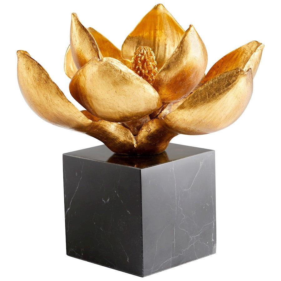 Cyan Design Edelweiss Sculpture, Gold/Black