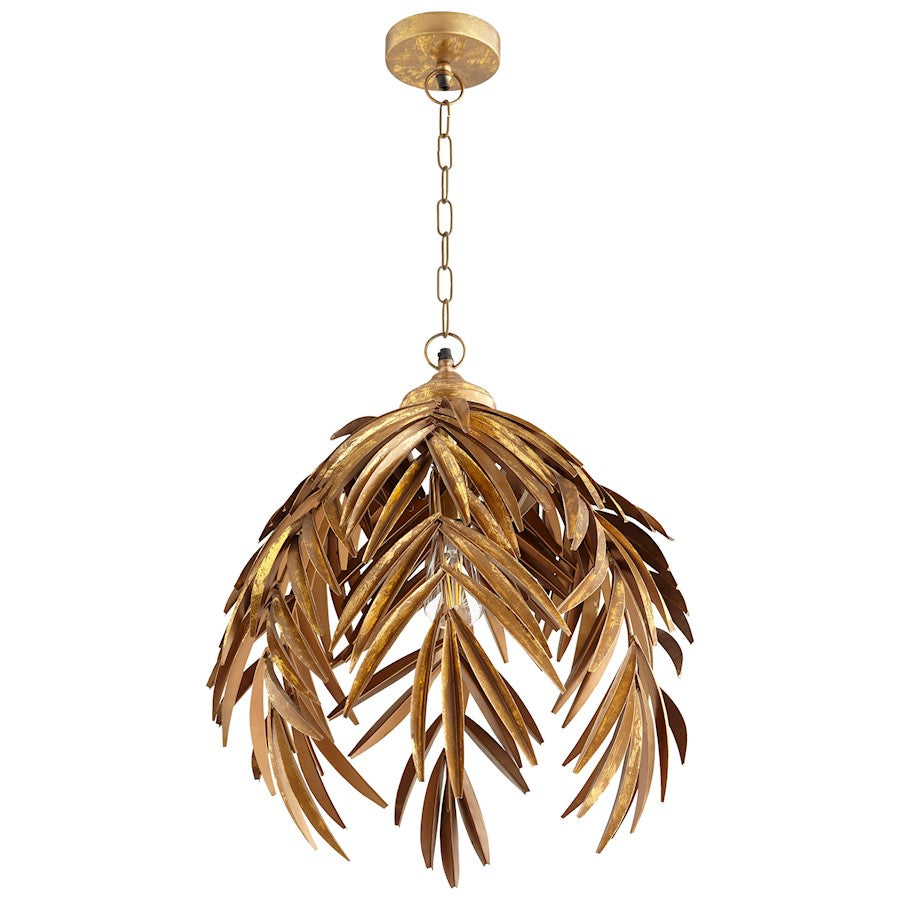 Cyan Design Palma Pendant, Aged Brass