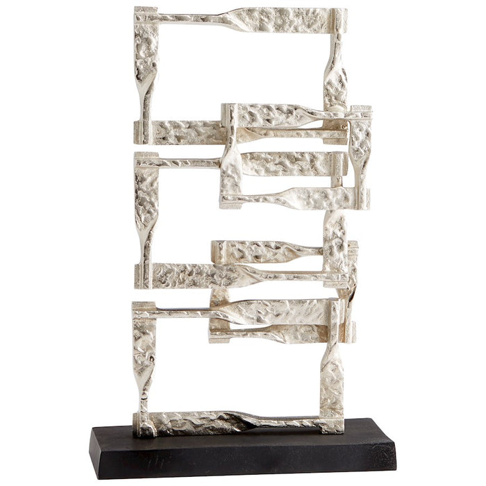Cyan Design Akira Sculpture, Matt Black/Nickel
