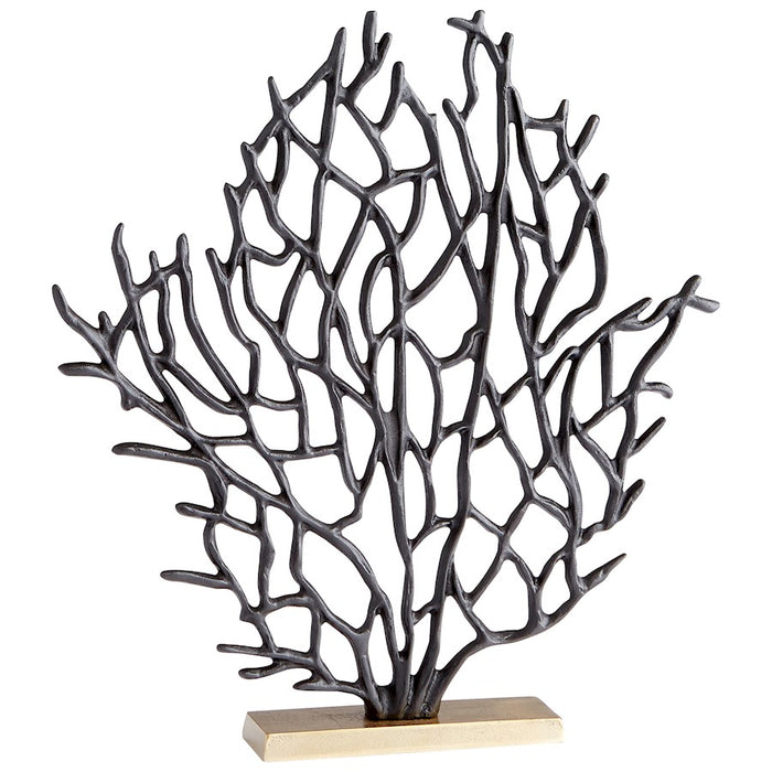Cyan Design Bonzai Sculpture, Matt Black/Gold