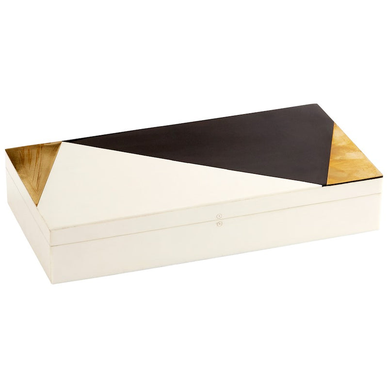 Cyan Design Modametric Container, Black/Gold/White