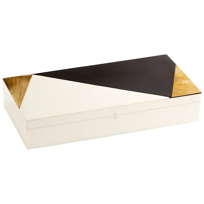 Cyan Design Modametric Container, Black/Gold/White
