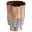 Cyan Design Twin Tones Vase, Black/Bronze