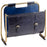 Cyan Design Granville Magazine Rack, Blue/Antique Brass