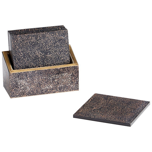 Cyan Design Arless Coasters, Brown/Bronze