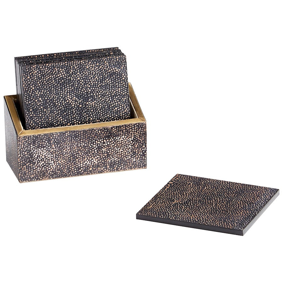 Cyan Design Arless Coasters, Brown/Bronze