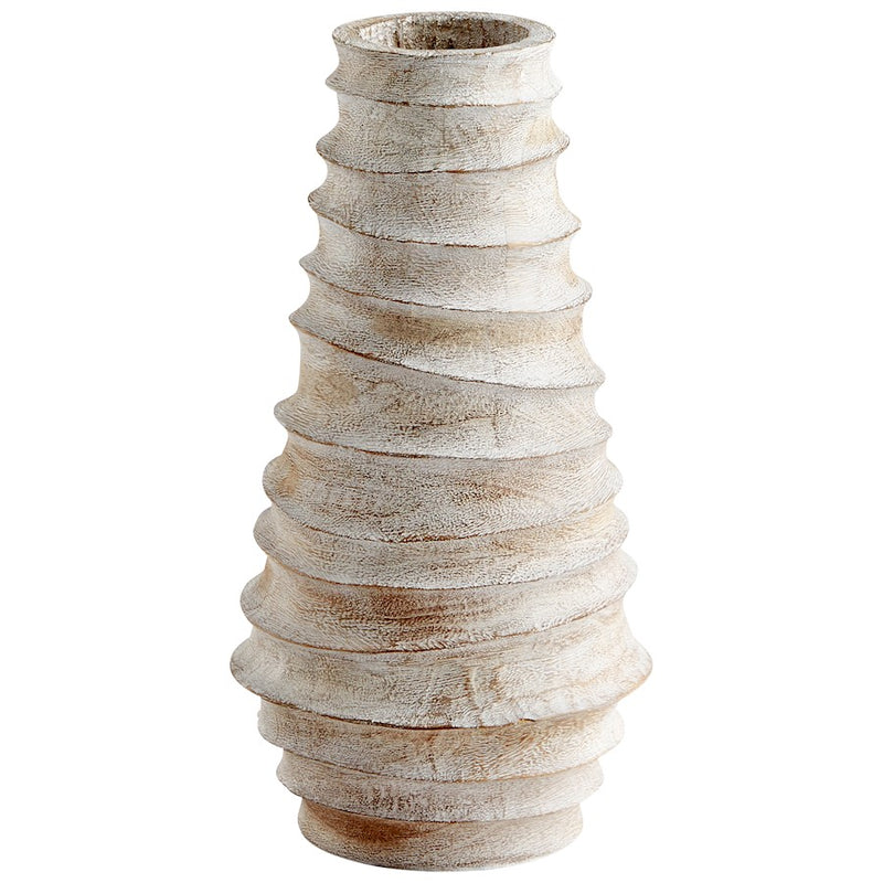 Cyan Design Giorgio Vase, Whitewashed