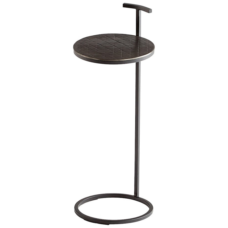 Cyan Design Audrey Side Table, Antique Brass/Black