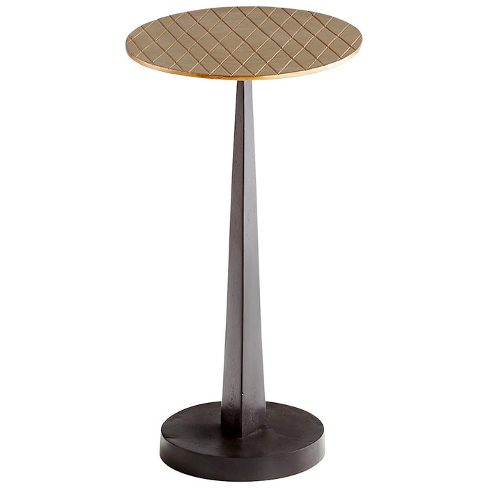 Cyan Design Beauvais Side Table, Aged Brass/Black