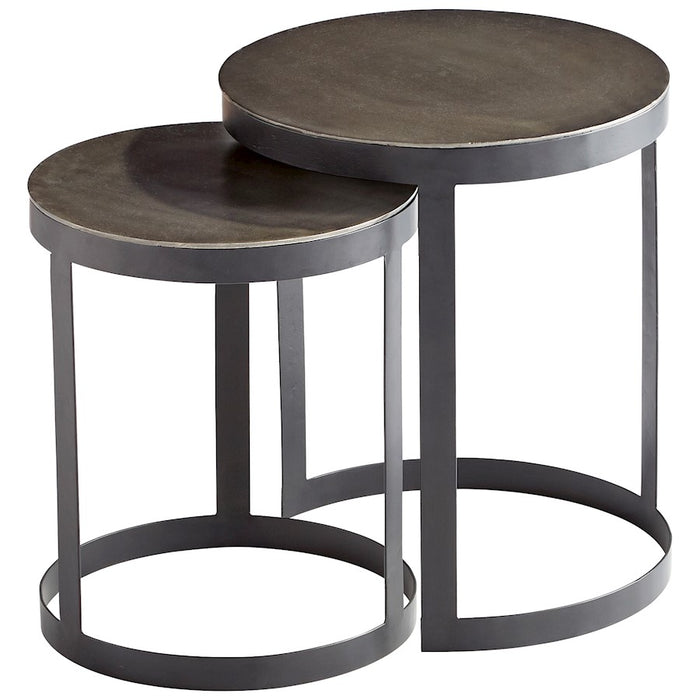 Cyan Design Monocroma Side Table, Silver/Black