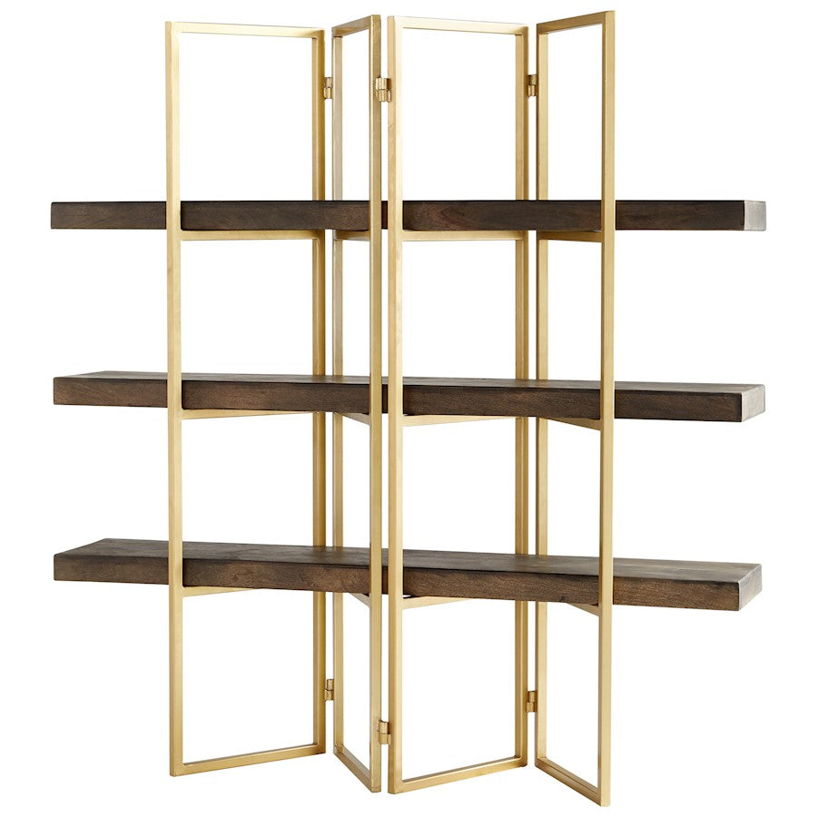 Cyan Design Marsina Etagere, Gold/Grey