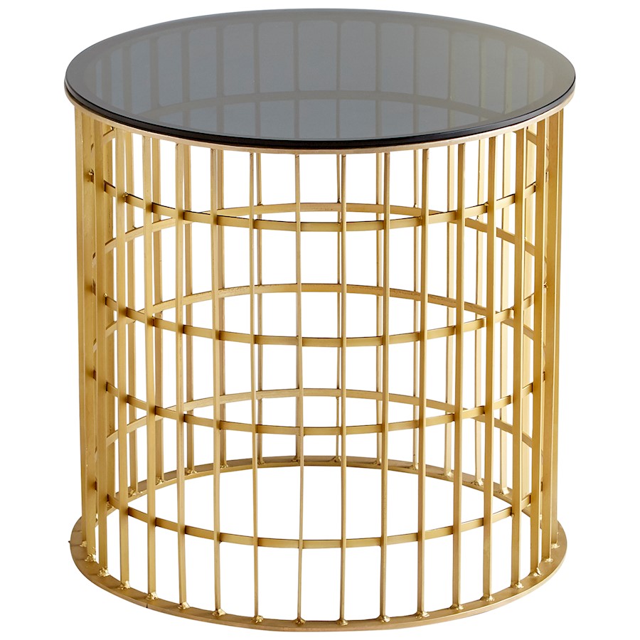 Cyan Design Kingdom Side Table, Antique Brass