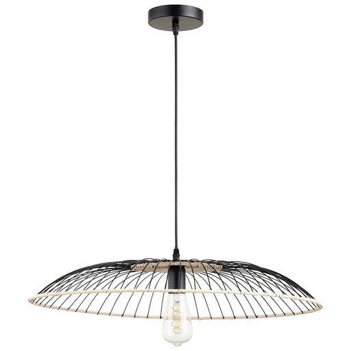 Cyan Design Parasol Pendant, Matte Black