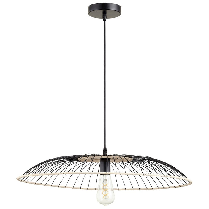 Cyan Design Parasol Pendant, Matte Black