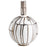 Cyan Design Risse Vase, Ebony/White