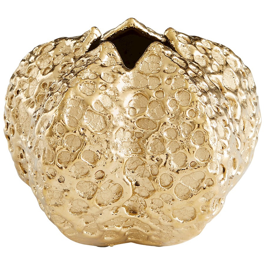 Cyan Design Pores Vase, Gold
