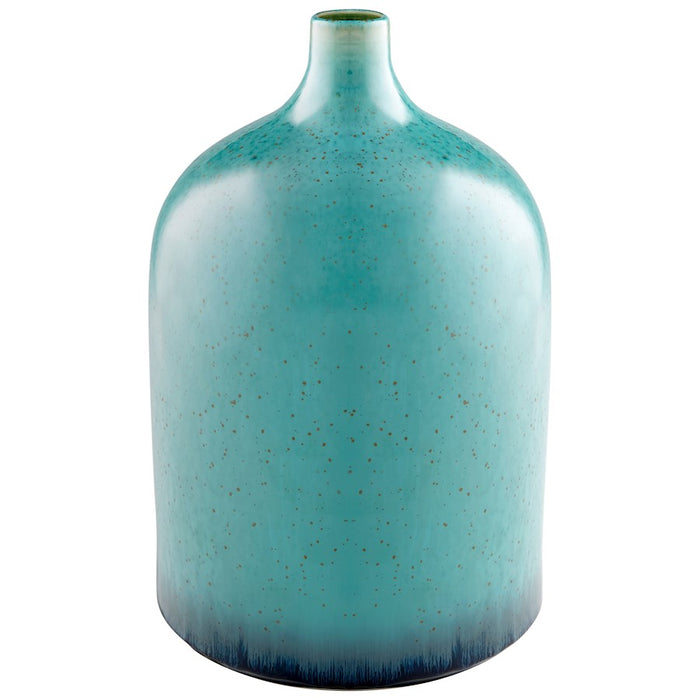 Cyan Design Native Gloss Vase, Turquoise Glaze