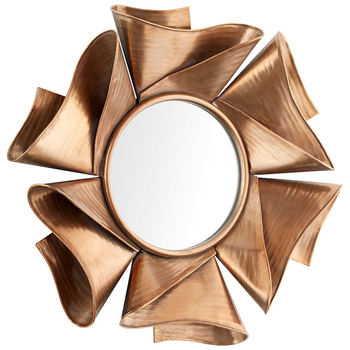 Cyan Design Bold Folds Mirror, Brass