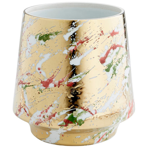 Cyan Design Ardent Splash Container, Multi-color Glaze