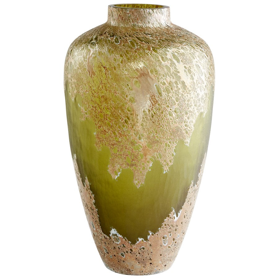 Cyan Design Alkali 13" Vase, Forest Stone