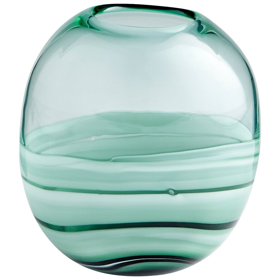 Cyan Design Small Torrent Vase, Green