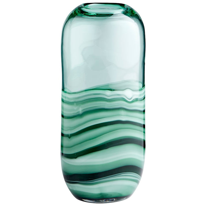 Cyan Design Torrent Vase, Green