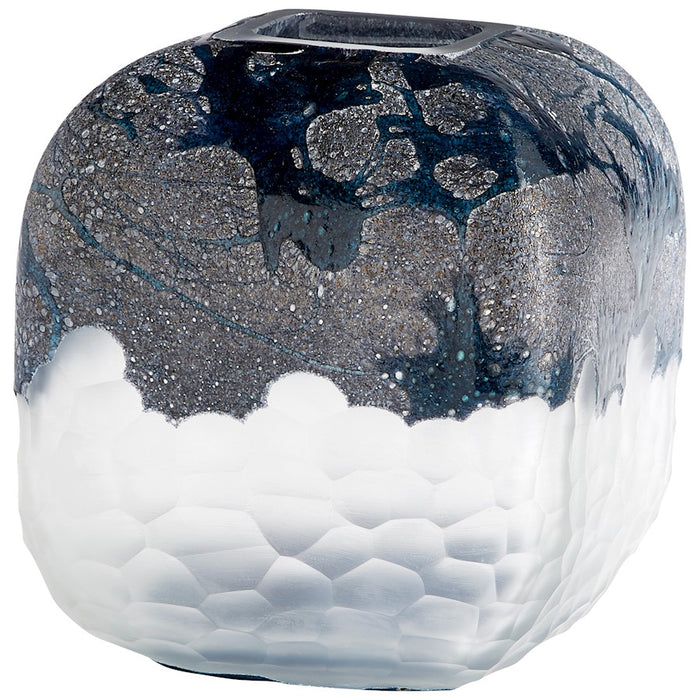 Cyan Design Large Bosco Vase, Blue/White