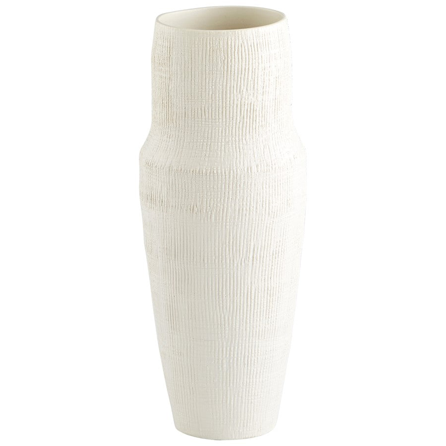 Cyan Design Leela 13" Vase, White