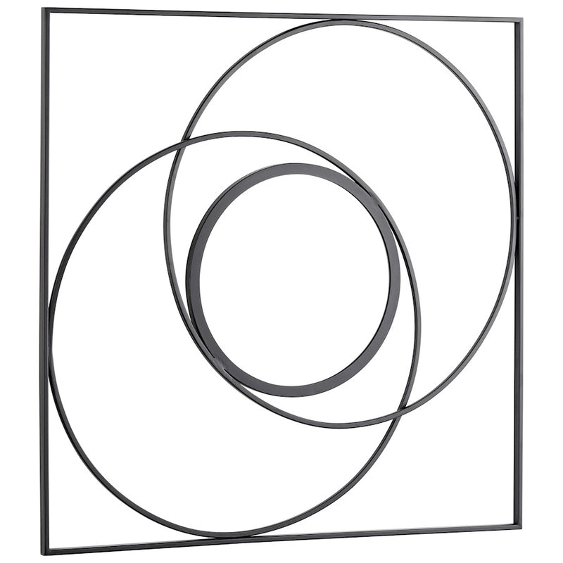 Cyan Design Uberlappen Wall Art, Graphite