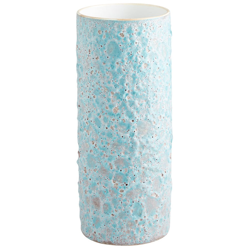 Cyan Design Sumba Vase, Mottled Pale Blue