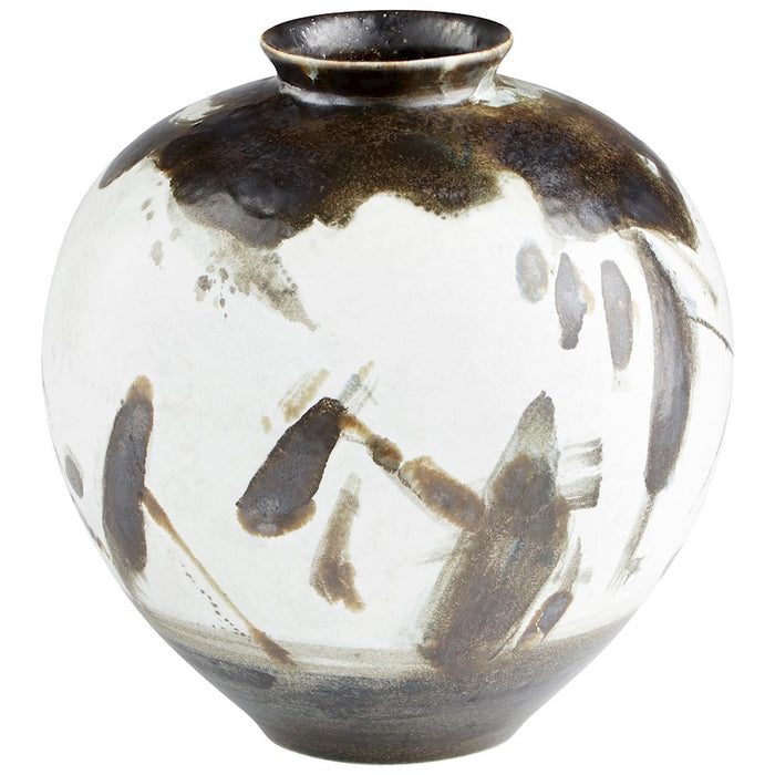 Cyan Design Mod Vase, Black/White