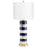Cyan Design Bristle Brush Table Lamp, Blue