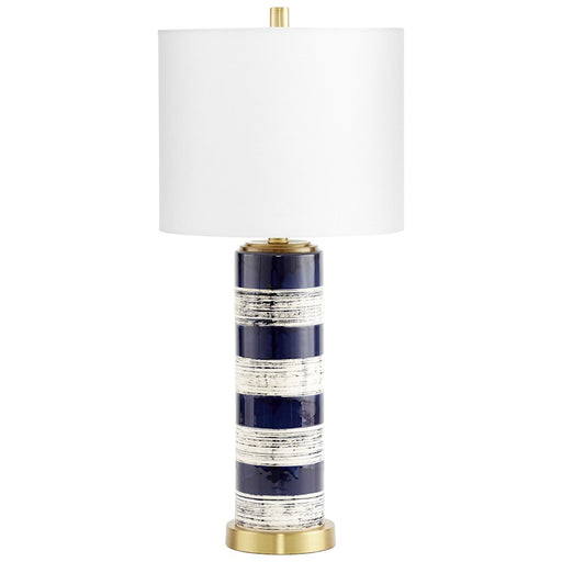 Cyan Design Bristle Brush Table Lamp, Blue