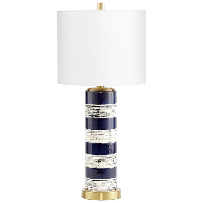 Cyan Design Bristle Brush Table Lamp, Blue