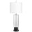 Cyan Design Gravity Table Lamp, Clear/Black