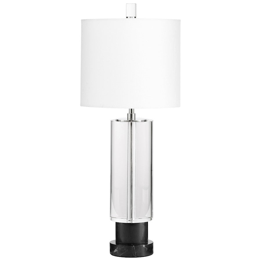 Cyan Design Gravity Table Lamp, Clear/Black