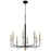 Cyan Design Apollo Chandelier, Noir/Aged Brass