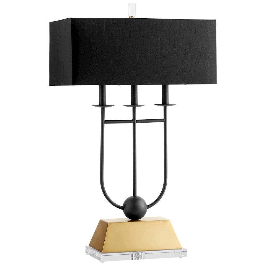 Cyan Design Euri Table Lamp, Black/Gold