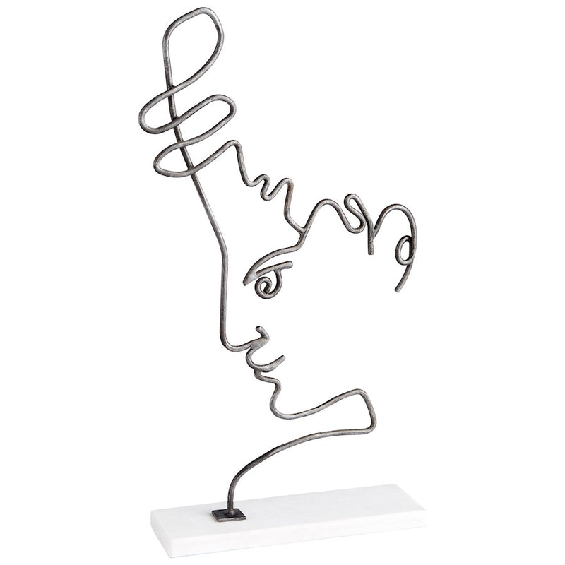 Cyan Design Viso Sculpture, Raw Iron