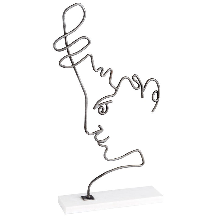 Cyan Design Viso Sculpture, Raw Iron