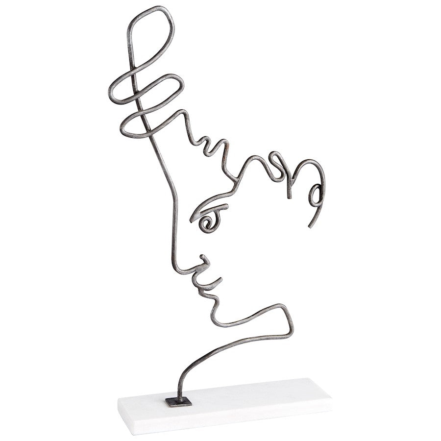 Cyan Design Viso Sculpture, Raw Iron