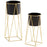 Cyan Design Foundry Stands, Gold/Black