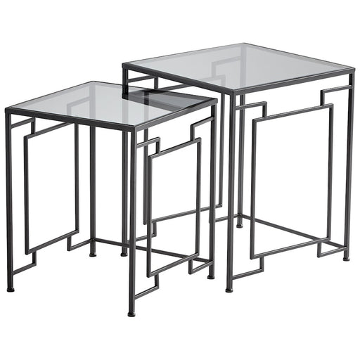 Cyan Design Square Galleria Tables, Noir