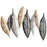 Cyan Design Leaflet Wall Decor, Gold-Noir-Silver