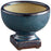 Cyan Design Small Big Sky Planter, Blue Glaze