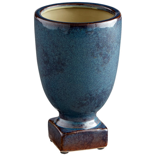 Cyan Design Medium Big Sky Planter, Blue Glaze