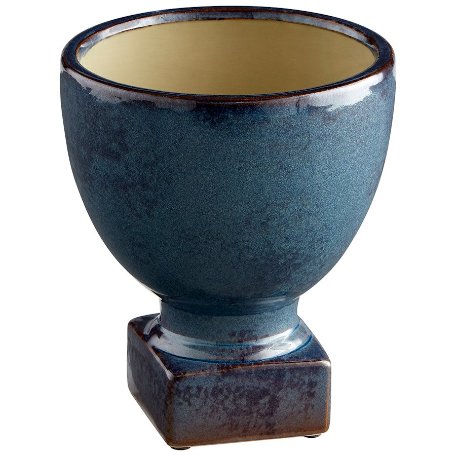 Cyan Design Large Big Sky Planter, Blue Glaze