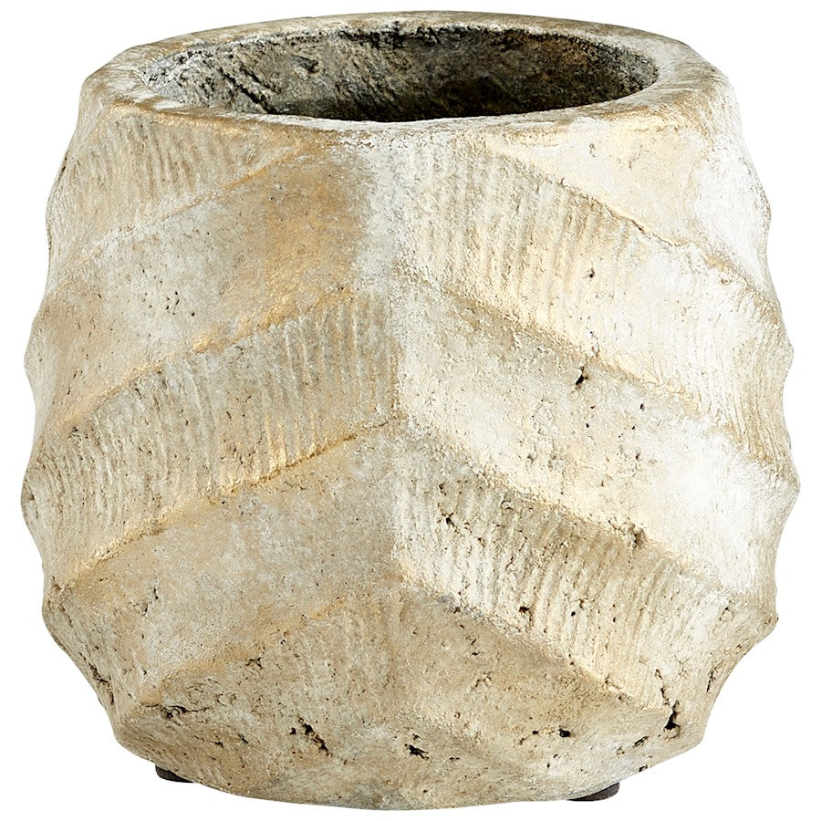 Cyan Design Small Cache Creek Planter, Brown Sandstone